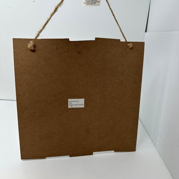 Let It Snow Decorative Hanging Wall Sign Rustic Rope Accent Winter Holiday Deco - Picture 6 of 14